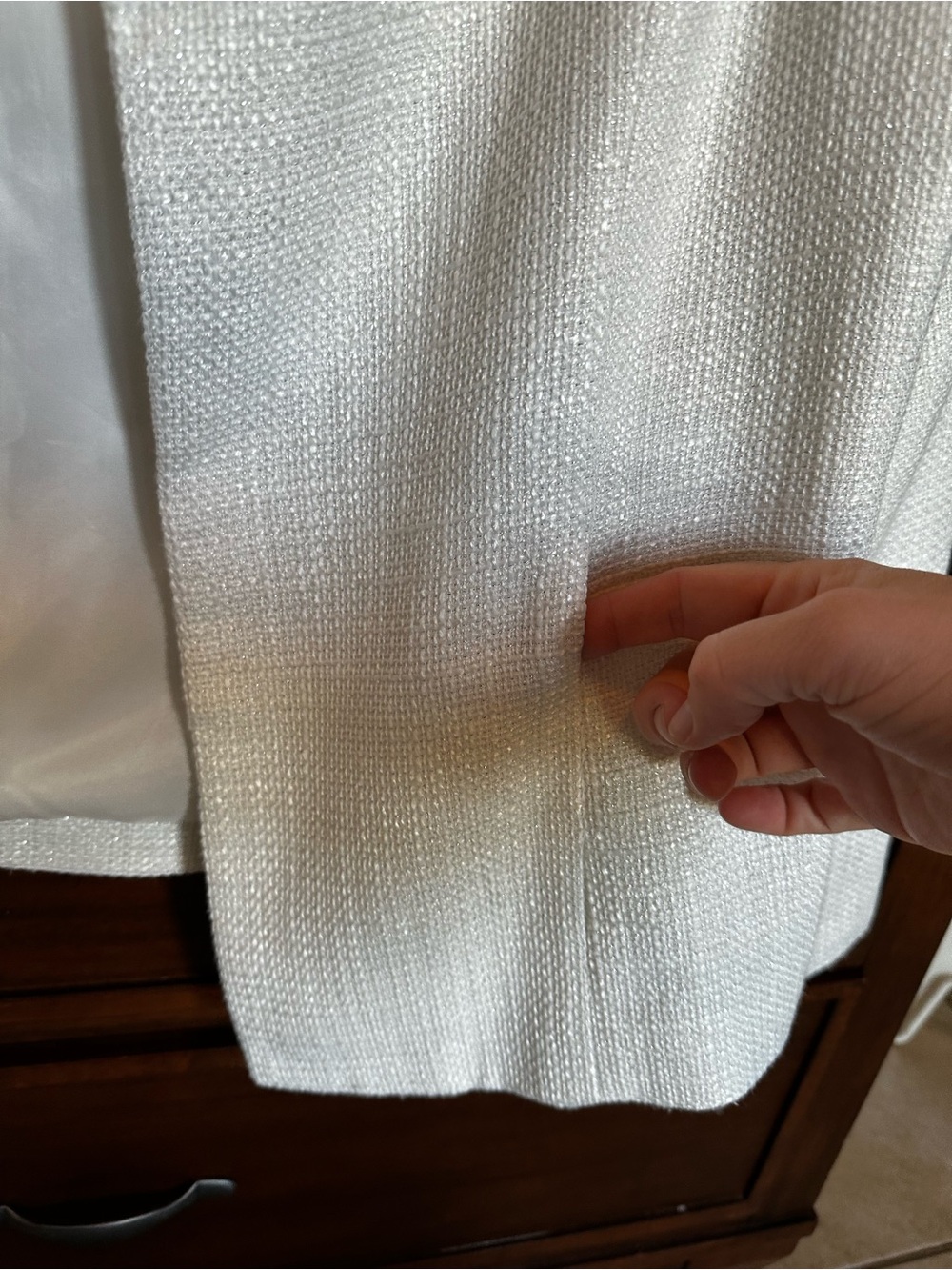 Andrew Mac Marc New York / White Shimmer Blazer / NWOT / Size 12 - Picture 5 of 8